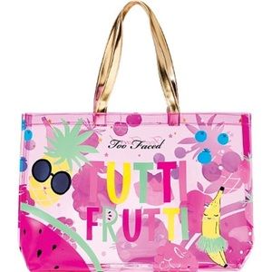 NWT Tutti Frutti Too Faced tote 🍉🍓